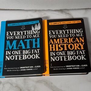 The complete Middle School study guide - Math & American History. Used.